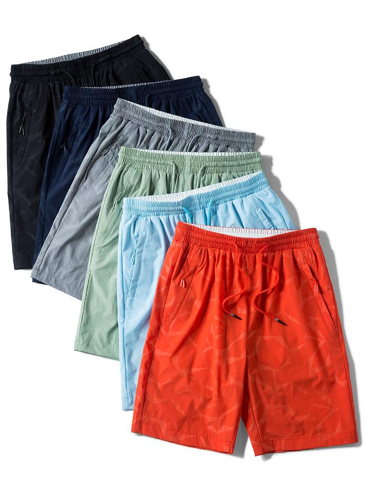 

Men's Shorts Men's Sweatshorts Quck Dry Nylon Gym Sportswear Zip Pockets Casual Short Men Plus Size Loose Beach 8XLMen's, Black