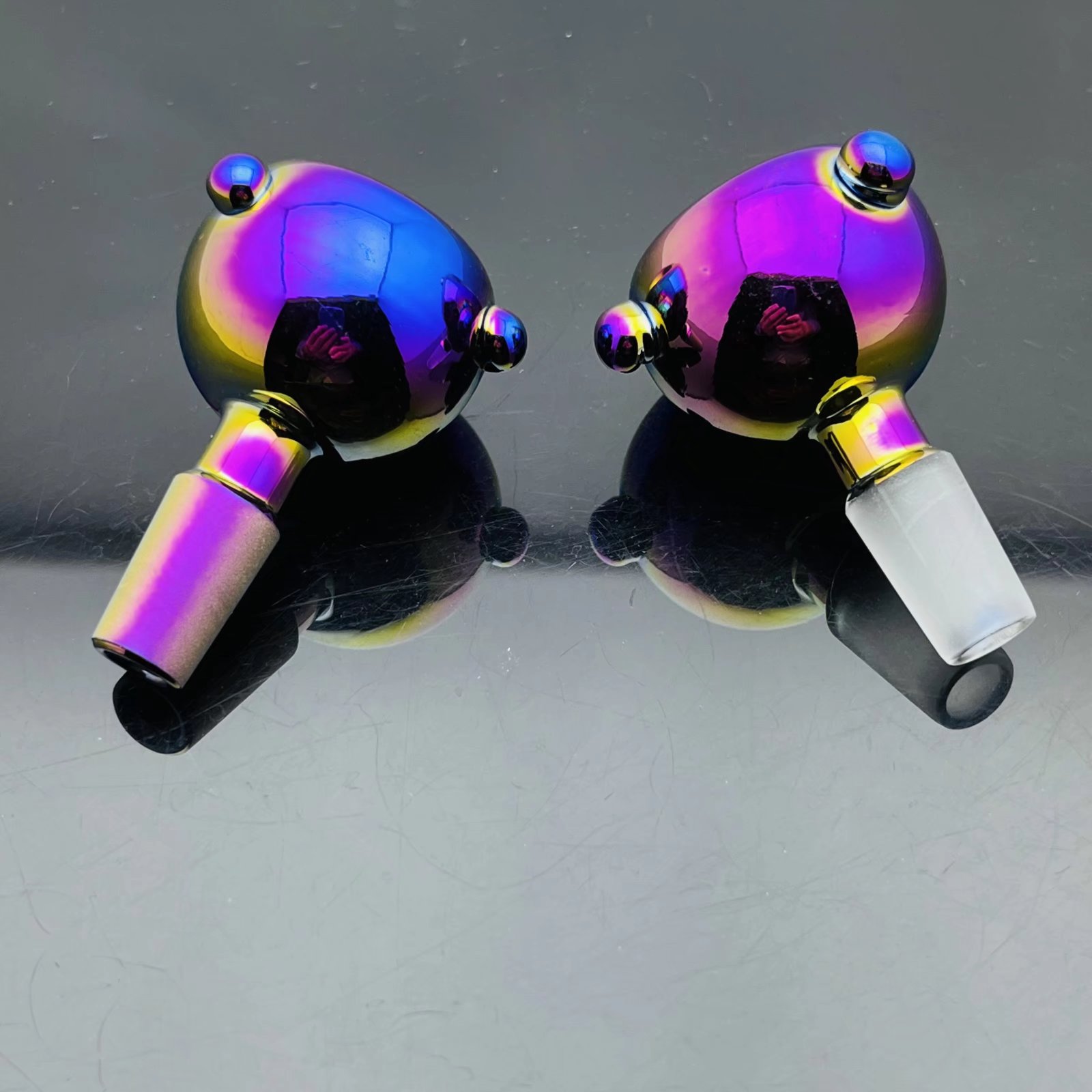 

Pipe hot selling colorful glass cigarette set adapter pipe in Europe and America