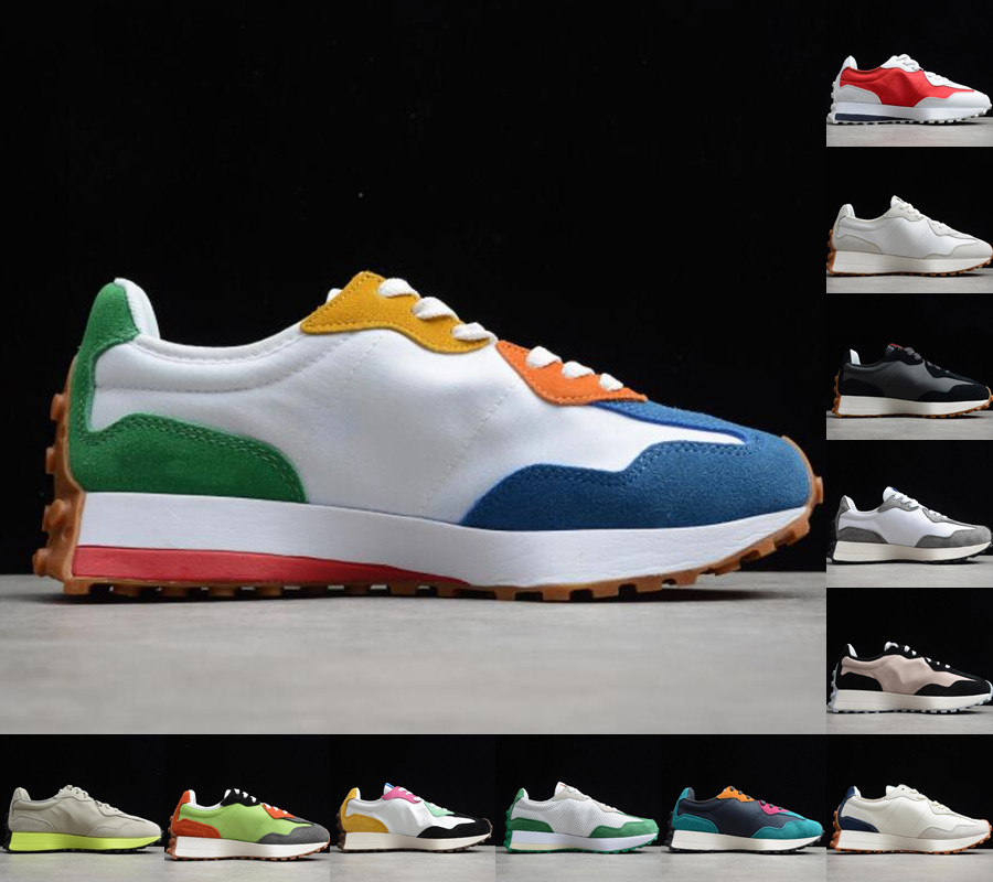 

N327 Running Shoes Men Women Sneakers Light Grey Farmers Market Wheat Multicolor Beige Burgundy Sea Salt Black Khaki Designer Shoe 327s Mens Trainers size 36-45, Please contact us