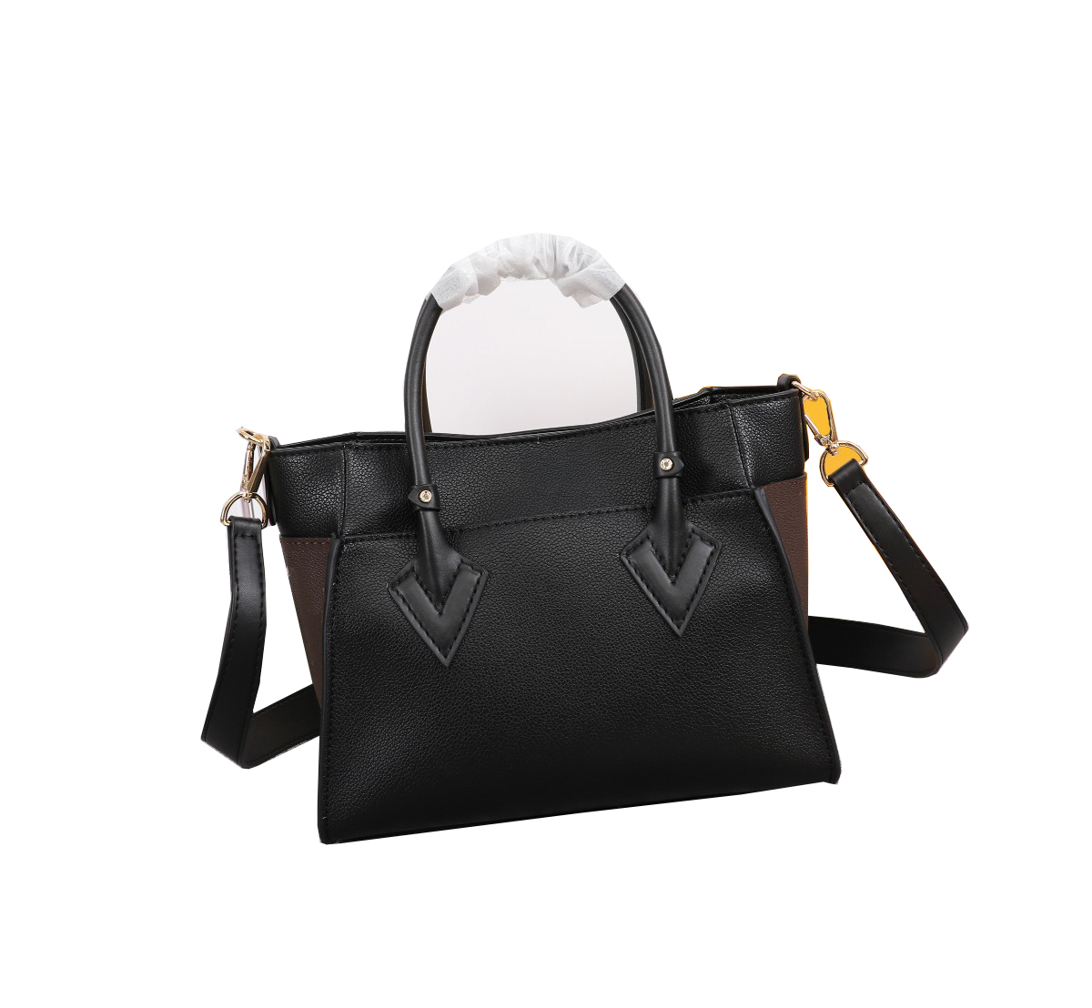 

2022 Top Quality Tote Bag Eegant Leather Canvas Business Handbag Shoulder B047 57728, Ivory