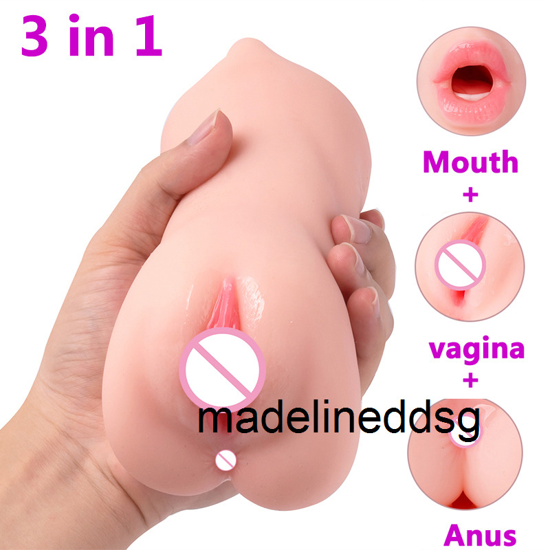 Realistic Silicone Real Sex Virgin Cup Sex Shop Fake Erotic Men Pleasure Male Masturbator Vagina Toys for Men Y201118 LFK2-image-769435443