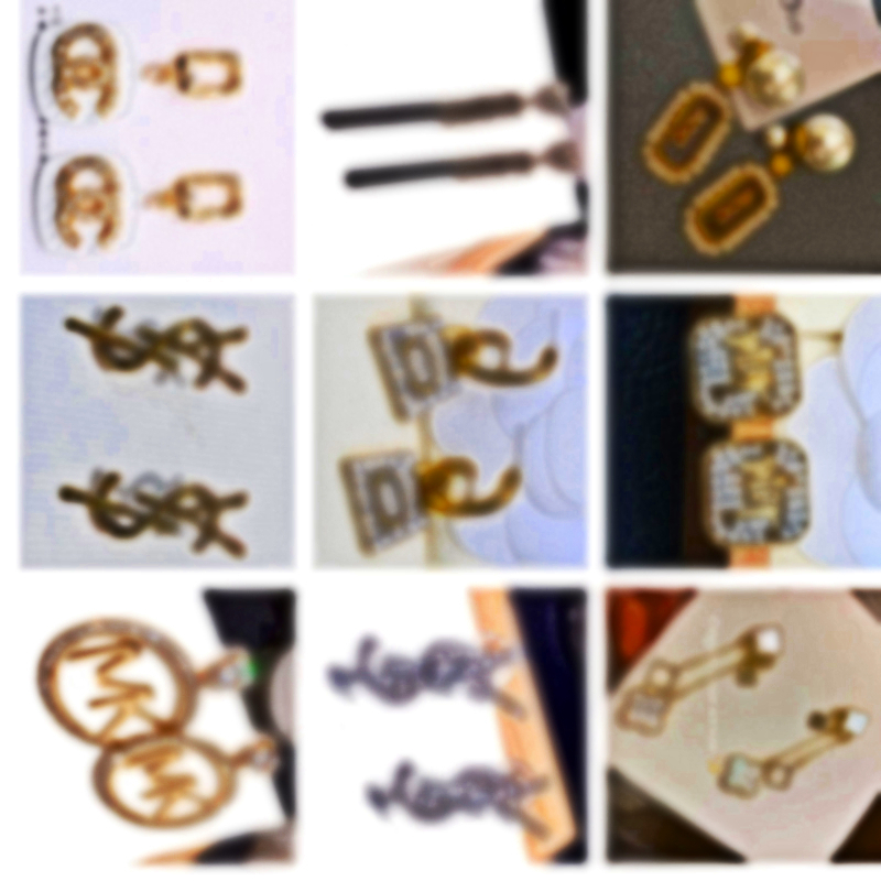 

18K Gold Plated Earrings Stud Crystal Pearl Party Womens Designer Letters Earrings Wedding Jewelry 20 Styles Accessories ER0441-460