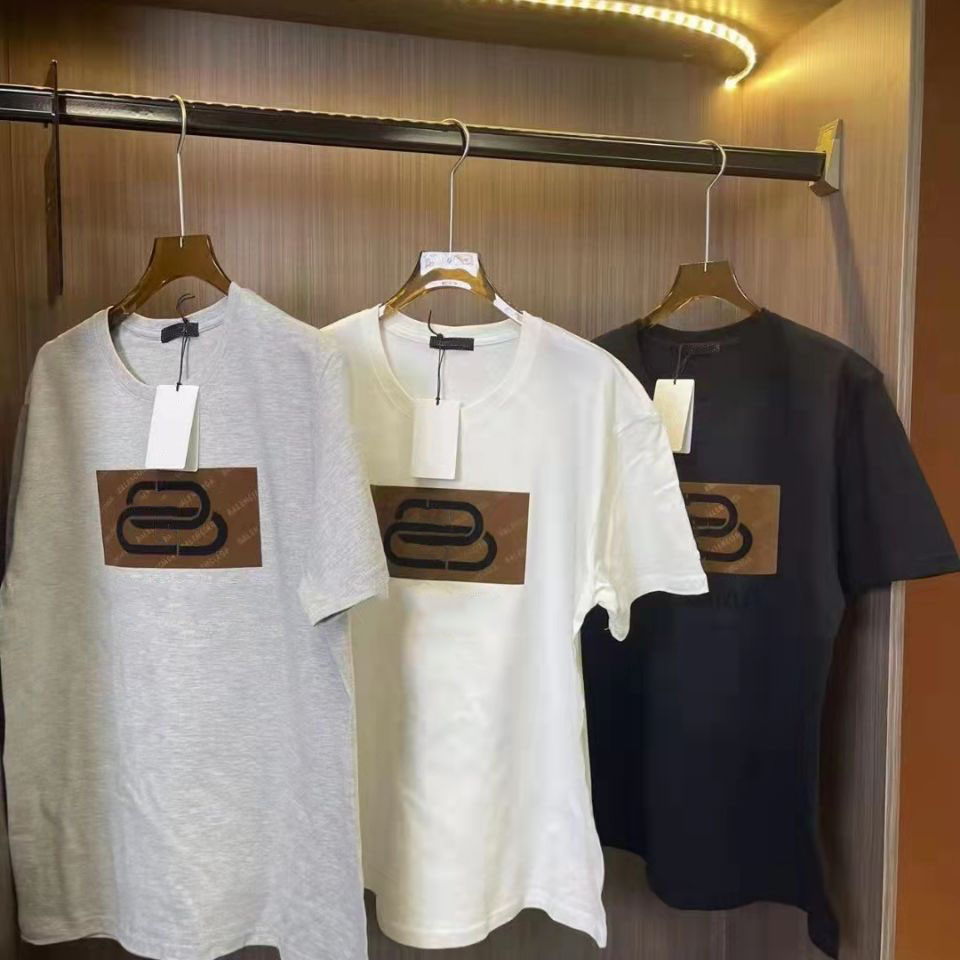 

PLUS SIZE 2022 Mens T-Shirt LUXURY Men TEE Fashion High quality t-shirts With Letters Casual Summer Man Tee Woman Clothing S-7XL, 09