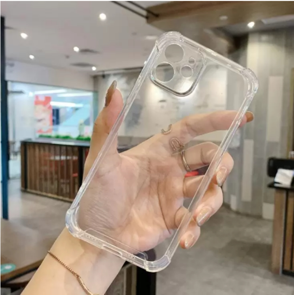 

High quality Factory Price Anti-knock Soft TPU Transparent Clear Protect Cover Shockproof Case For iPhone 6s 6 7 8 plus X samsung s8 s8 plus note8, White