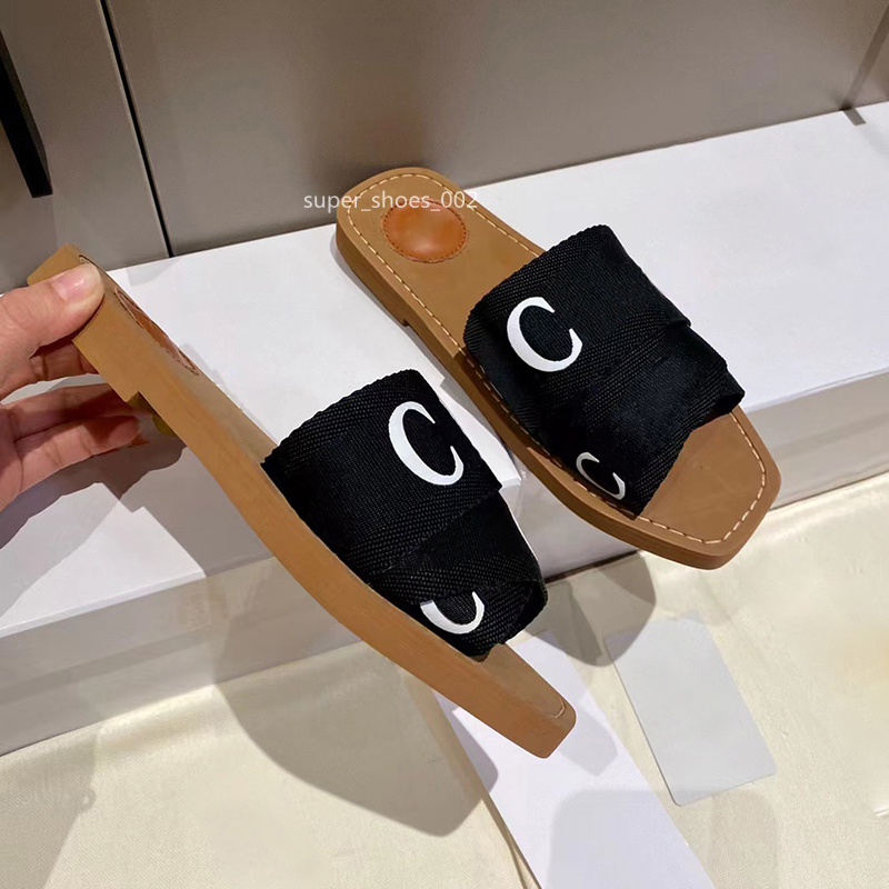 

With Box High Quality Women Slippers Summer Rubber Sandals Beach Slide Fashion Scuffs Slippers Indoor Shoes Sliders Designer, 0000000