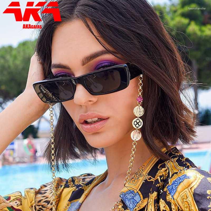 

Sunglasses AKAgafas 2022 Square Women Luxury Cool Eyeglasses Designer Glasses For Women/Men Gafas De Sol Mujer UV400Sunglasses
