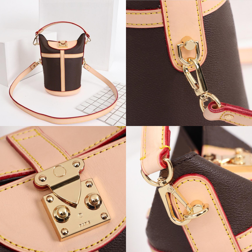 

Designer High Quality luxurys designers Messenger bag Men Women Totes Vintage printing letter Shoulder crossbody M43587, All with original box and accessories