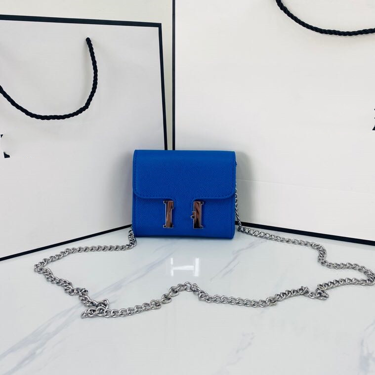 

Popular 2023 brand Women's Stuff Sacks Fashion solid color h lock new net red wild one shoulder oblique cross generation wholesale women's bag, Chocolate 1597