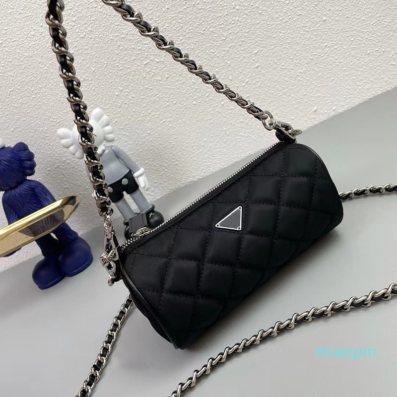 

Designer Handbag Shoulder Chain Bag Clutch Flap Totes Bags Wallet Check Velour Thread Purse Double Letters Solid Hasp Waist Square Stripes, With box