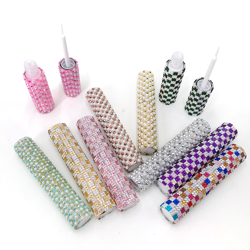 

Super Sticky Eyelash Glue Bling Rhinestone Waterproof Black White Adhesive Eye Lash Glue