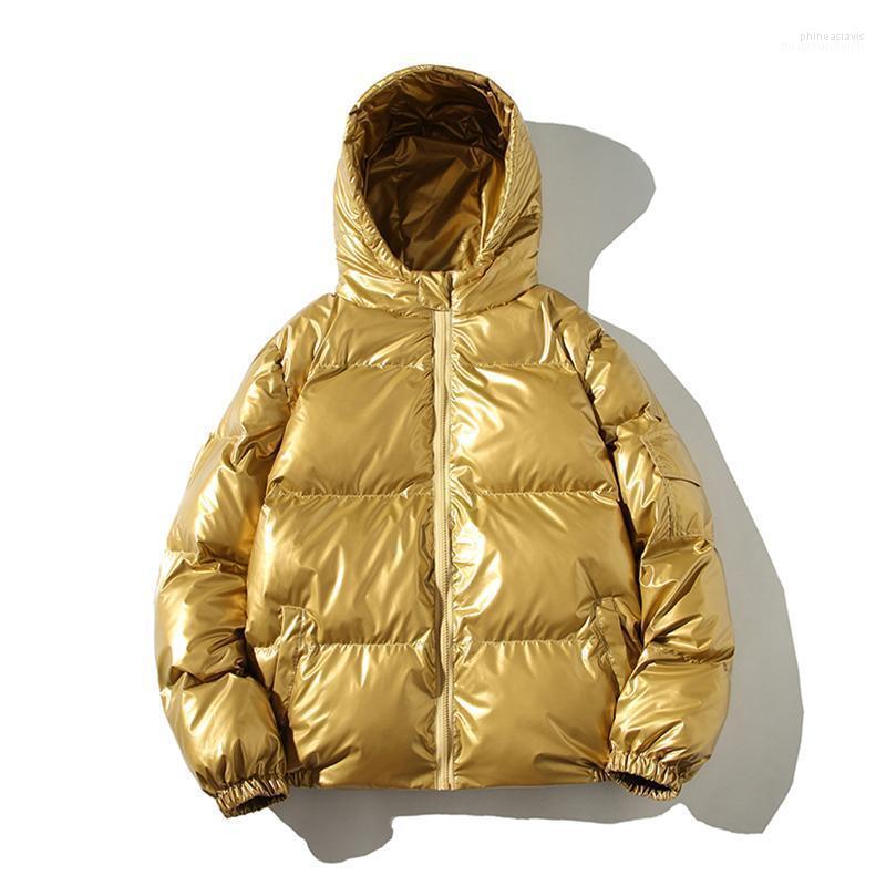 

Men' Down & Parkas Winter Solid Color Parka Men Thick Hooded Jacket 2022 Warm Harajuku Coat Male Casual Zipper Jackets Windproof Outwear Ph, Silver
