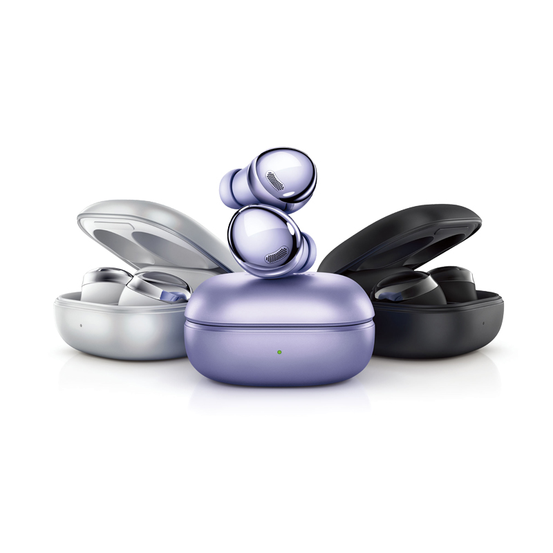 

Headphones Bluetooth Wireless for SAMSUNG Galaxy Buds Pro Noise Cancelling TWS Bluetooth Earphones Universal to Huawei OPPO Android Phones Silver/Black/Purple
