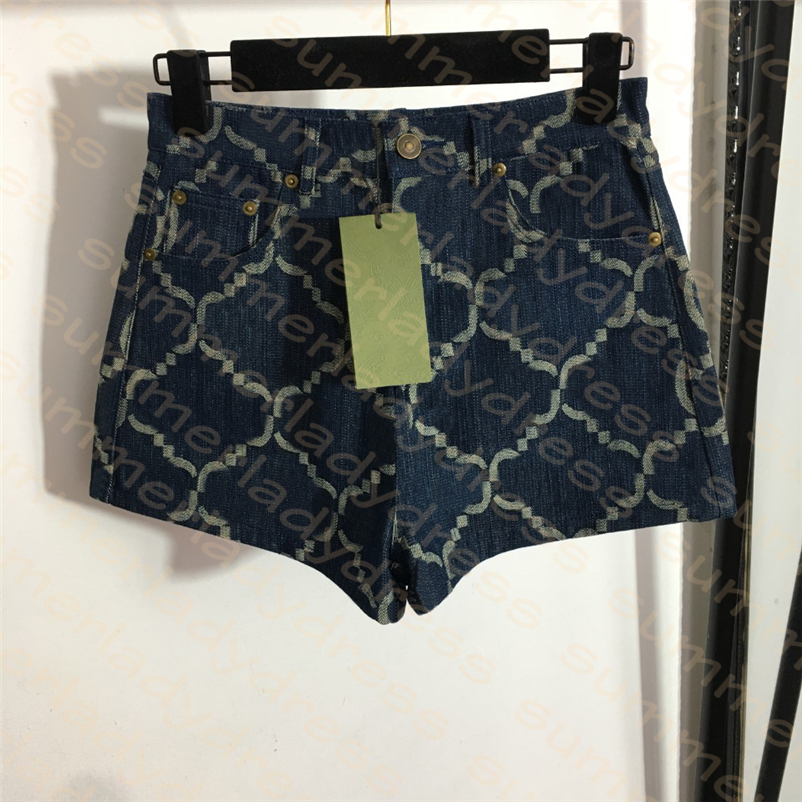 

Classic Letter Short Jeans Fashion Denim Shorts Retro Designer Jean Shorts Summer Blue Pants For Women, Extra shipping fee