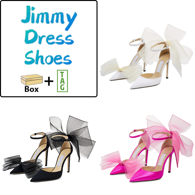 

Dress Shoes Jimmy Bowtie High Heel Women Designer Sneakers Lady Wedding Shoes Pointed Toes London Cho Party Ladies Sneaker With Box, 01. latte
