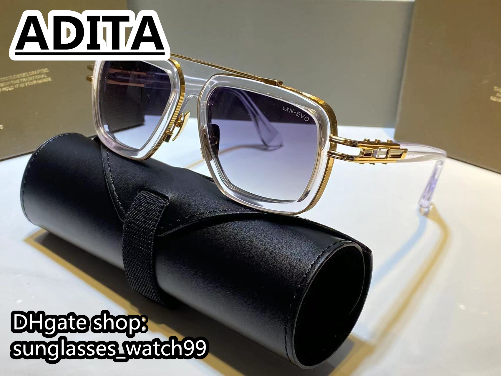 

A DITA LXN EVO DTS403 Top luxury high quality brand Designer Sunglasses for men women new selling world famous fashion show Italian sun glas