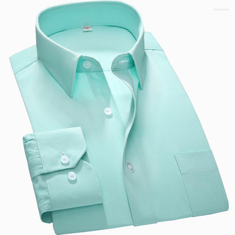

Men' Dress Shirts -7xl Oversized Shirt Men Regular Fit Square Collar Long Sleeve For Solid Twill Striped White Mens ClothesMen' Eldd22, G2650