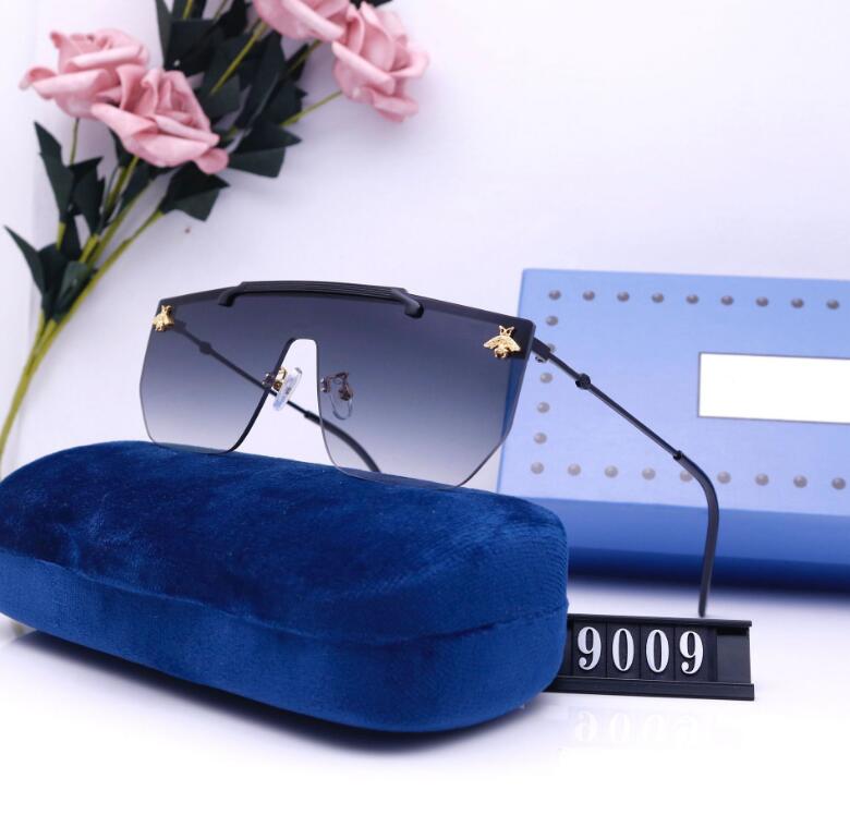 

Designer Sunglasses Fashion Summer Beach Glasses Full Frame Letter Rectangle Design for Man Woman 8 Optional High Quality