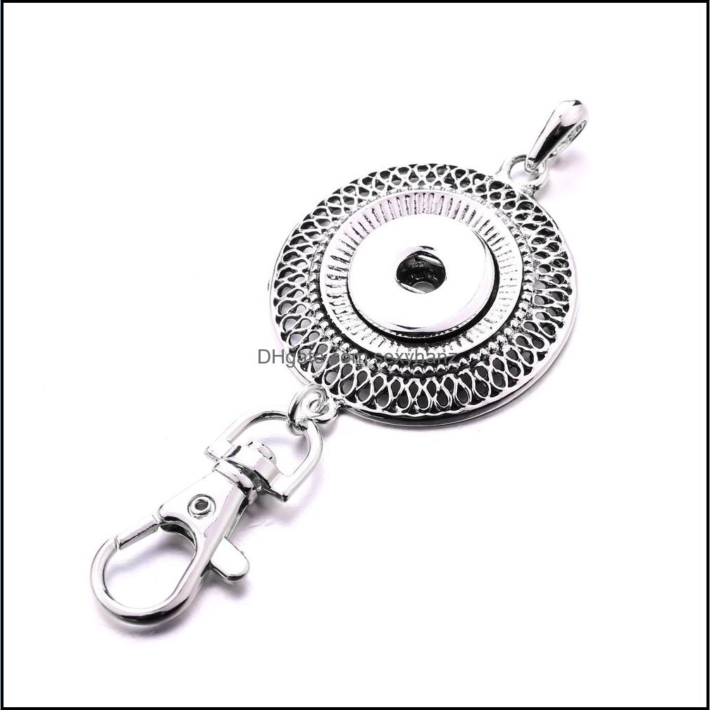 

Key Rings Jewelry Metal 18Mm Snap Buttons Keychain Chain Car Bag Snaps Keyring For Women Men Drop Delivery 2021 Vrlnt