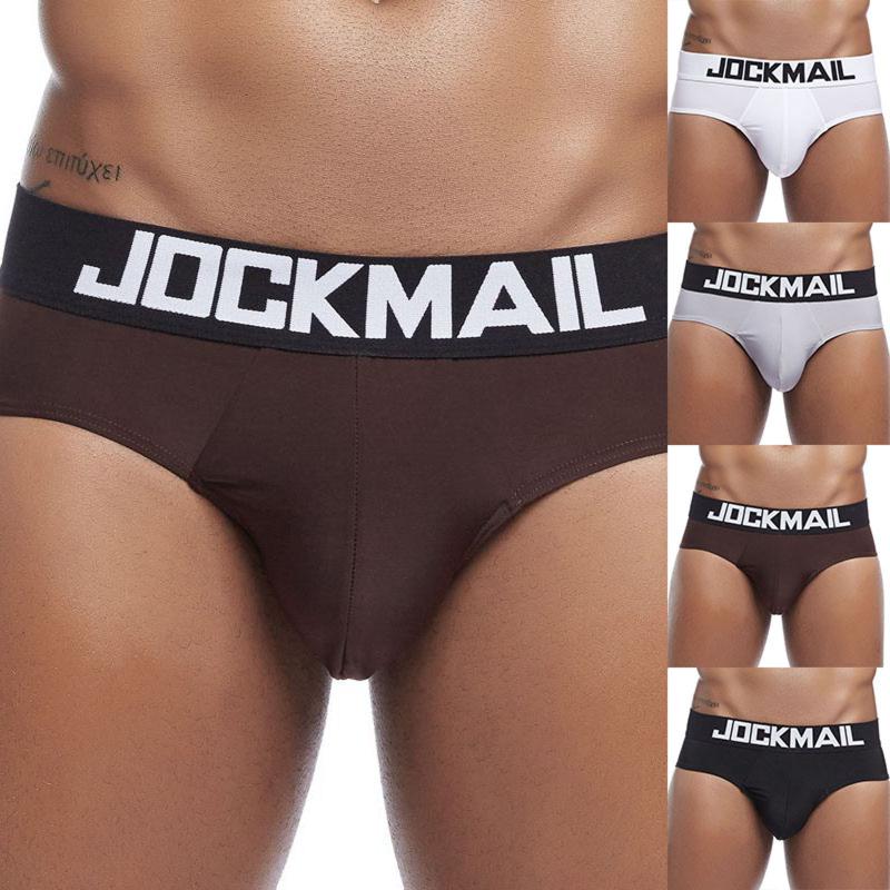 

Underpants Printed Underwear Mens Pouch Briefs Male Solid Letter Breathable Shorts Soft Panties Ropa Interior Hombre, Black;white