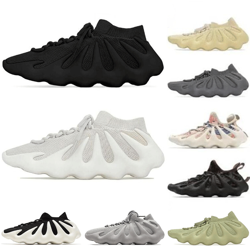 

Top Quality Mens Womens 450 dark slate Casual Outdoor Running Shoes Slippers cloud white resin black white grey Runner yeezys Sneakers yeezies shoe 36-45, 08