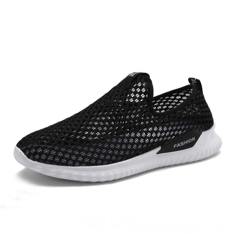 

47 Summer Breathable Comfortable Mesh Male Running Shoes Lover s Trainers Walking Outdoor Sport Men Lightweight Sneakers 220813, White
