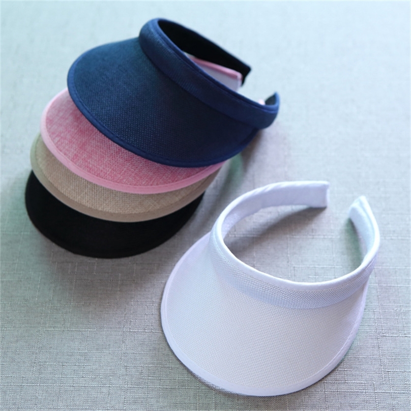 

Women Ladies Summer Hats Weave Straw Empty Top Beach Cap ClipOn Large Wide Brim UV Protection Breathable Sun Visor Hat Girl 220615, 010