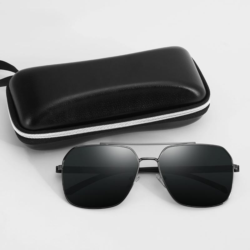 

Sunglasses PARZIN Vintage For Men Summer Sun Glasses Polarized Eyewear Business Wholesale Lentes De Sol Hombre 6636