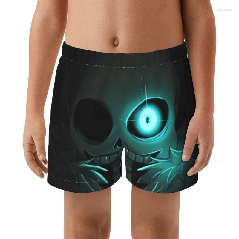

Men's Shorts Undertale Kid Printing Swimwear Swimming Breathable Built-In Beam Line Briefs Trunks Beach WearMen's Bert22, Black5