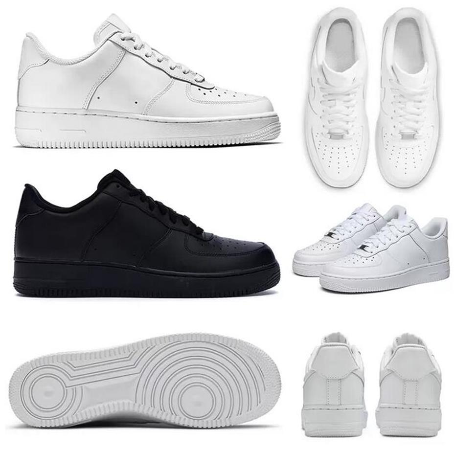 

Sandals Airforce 1 airforce1 af1 men women casual shoes classic triple white black trainers sneakers size 36-452471, White low