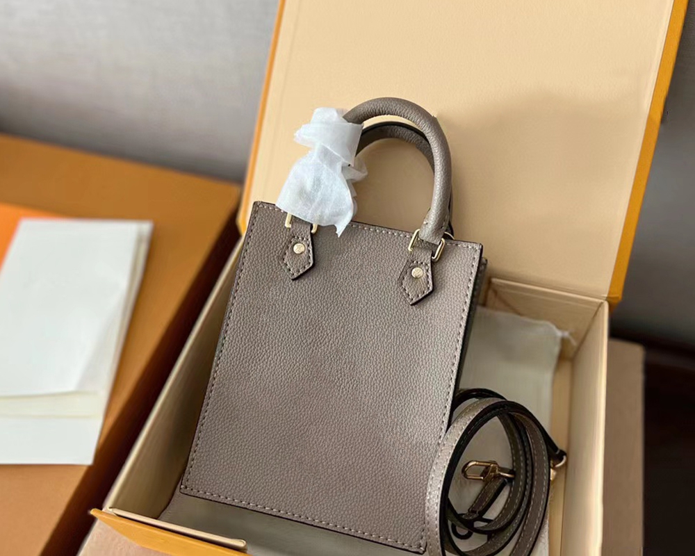 

Women Designers Shoulder Bags Luxurys Mini Totes 22SS Tan Square Crossbody Bag Luxurys Handbags High Quality Cowhide Fashion Purses, Box(not sold separately)