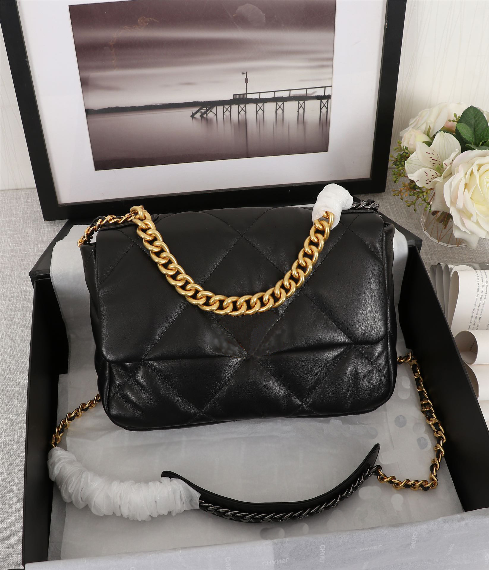 

2022 Luxury Designer Handbag Shoulder Bag Latest Popular Style Factory Special Offer, Showing Women's Elegant Charm 9010, 9010#black