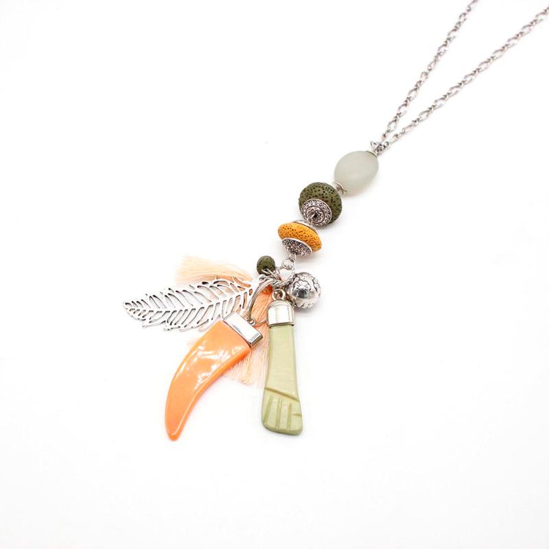 

Chains D&D Punk Hip Hop Shell Pendant Necklace Retro Chunky Women Men Link Chain Metal Lock Collar Fashion Female JewelryChains