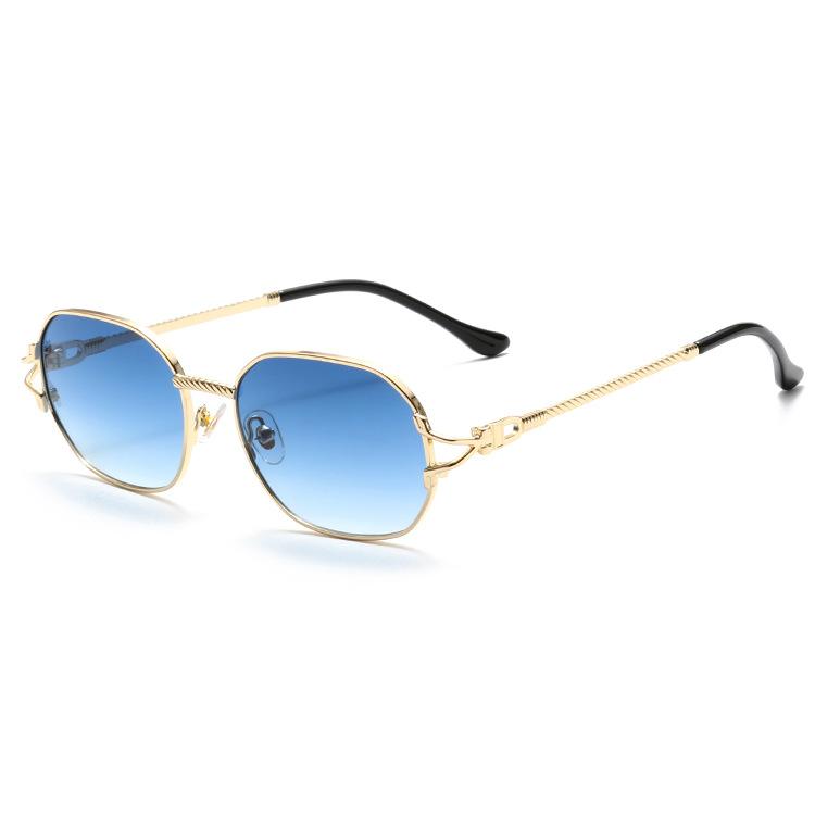 

Sunglasses Metal Polygonal Female Korean Version Of The Trendy Retro Punk Style Ins Goggles Personality SunglassesSunglasses