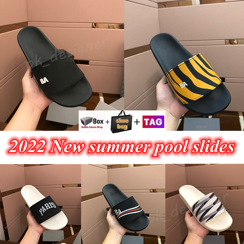 

Designer Mens Slide Slip-On Sandals Slippers Magic Lime Desert Sand Black white Grey Slipper men women slides outdoor Scuffs sandal luxury fashion Summer slider