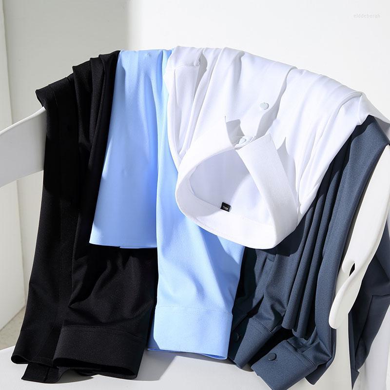 

Men' Dress Shirts Colors Summer Mens Long Sleeve Solid Shirt 2022 Arrivals Men' Top Quality No Trace Smart Casual ShirtsMen' Eldd22, 285-36