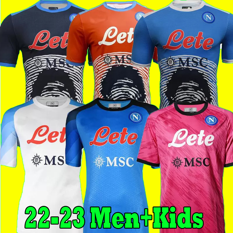 

21 22 23 SSC Napoli Soccer Jerseys Halloween LOZANO OSIMHEN ZIELINSKI EDITION Football Shirt MAGLIA RRAHMANI MARADONA 2022 2023 Maillots de foot men kids kit, 22 23 3rd