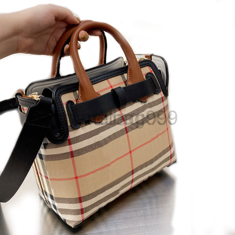 

Luxury Designer Crossbody Bags Handbag Purse Tote Shopping Plain Black Plaid Quality Genuine Leather Removable Shoulder Strap Leatherwear, Just box