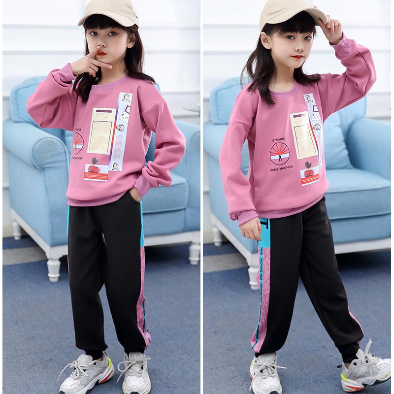 

Clothing Sets Girls Clothes Autumn Spring Fashion Long Sleeve Shirts Pants 2PCS Children Kids Sports Suits Teen 6 8 10 12 YearClothing