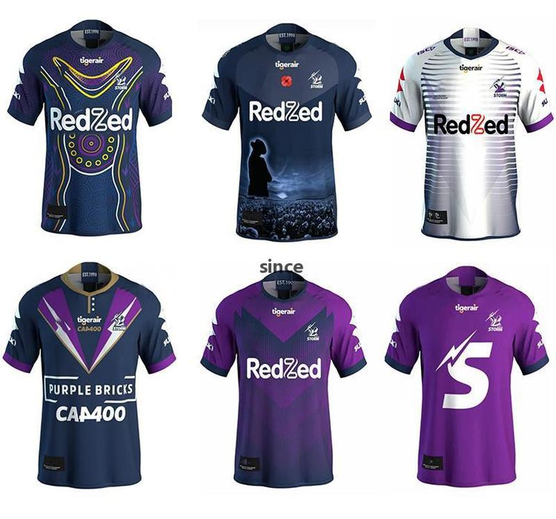 

MELBOURNE STORM Rugby Jersey 2021 Indigenous Commemorative Jersey 2019 NRL Rugby League Jerseys Australia Rugby League Jersey size S-3XL-FACTORY OUTLET, White