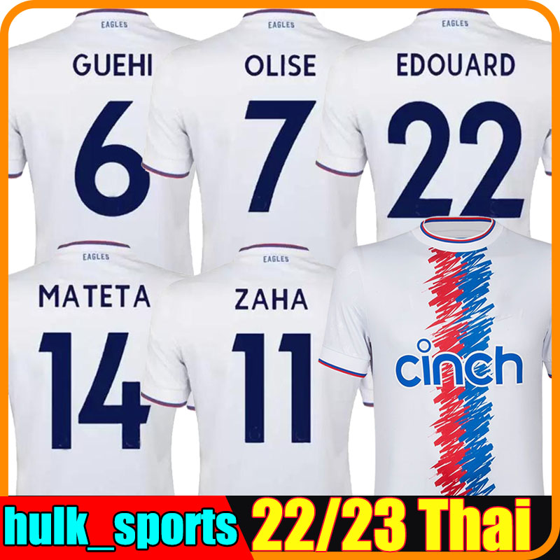 

22/23 Palace Soccer Jerseys Zaha MILIVOJEVIC TOWNSEND SAKHO BENTEKE MATETA EZE McARTHUR CPFC 2022 2023 EAGLES men kids Kits sock Full sets Football Uniforms, Shuijinggong 21-22 third
