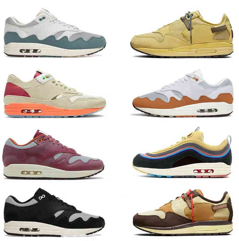 

2022 Authentic Patta Sneakers 1 Monarch Aqua Noise Shoes Baroque Brow Saturn Gold Clot 97 Sean Wotherspoon Men Women Outdoor Sports Trainers