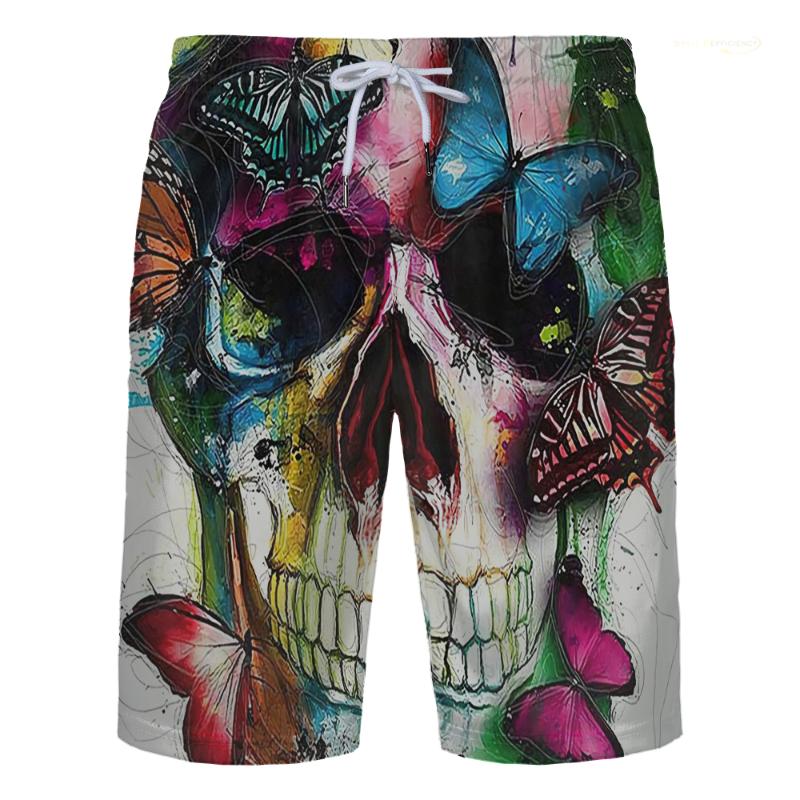 

Men's Shorts Men's Skull Graphic Beach 3D Pattern Dark Cranium Boardshorts Men/Women Skeleton LA Hip Hop Short Pants Swimwear MenMen's, Syy05971gc