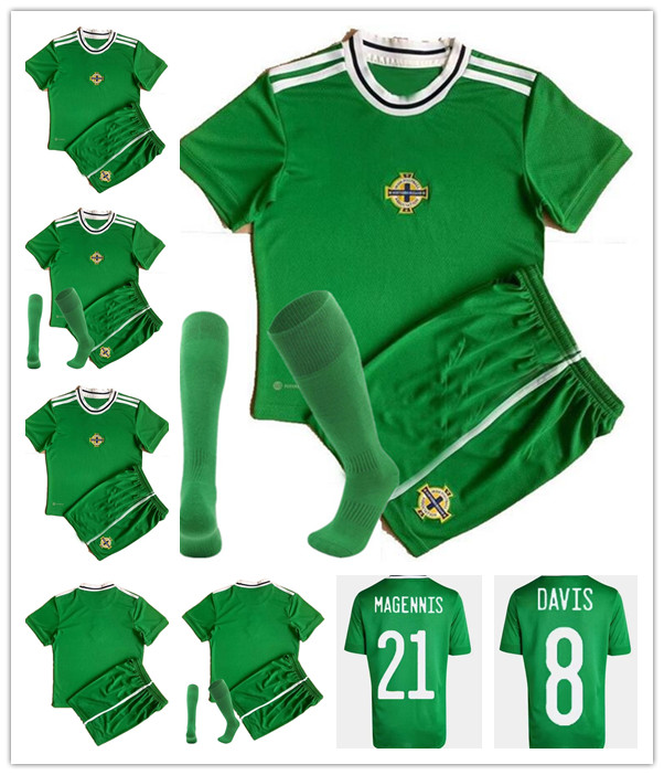 

2022 Northern Ireland home 22 23 women Soccer Jerseys EVANS LEWIS MAN KIDS kits set football shirts maillot de footLAFFERTY