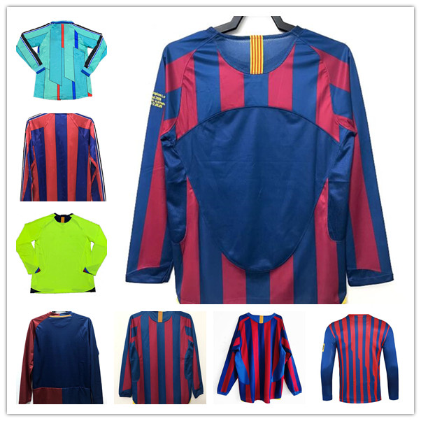 

LONG Retro soccer jersey 96 97 03 04 05 06 07 08 09 10 11 14 15 ronaldo XAVI RONALDINHO RIVALDO GUARDIOLA PUYOL Iniesta finals maillot de foot 1899 1999 DAVID VILLA