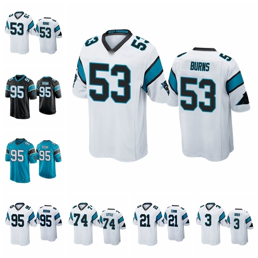 

Jersey Carolina''Panthers''Men Brian Burns Will Grier Greg Little Jeremy Chinn Derrick Brown football Draft Vapor Limited Jersey