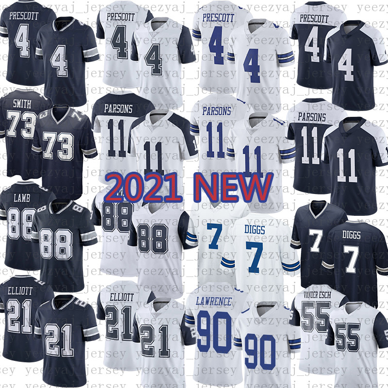 

Micah Parsons Tyler Smith Football Jersey Dak Prescott Trevon Diggs Cowboyes CeeDee Lamb Ezekiel Elliott Leighton Vander Esch Roger Staubach DeMarcus Lawrence, Youth(size:s-xl)nz