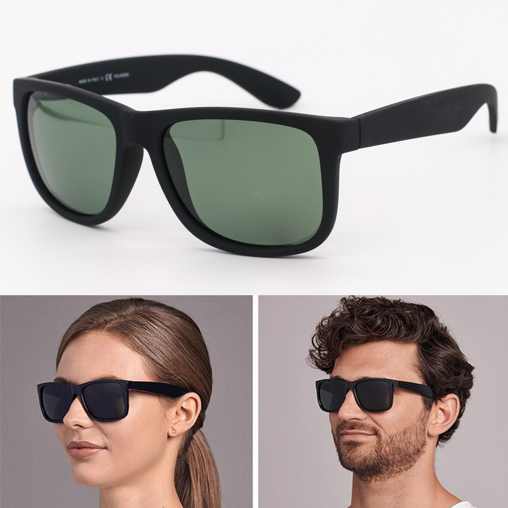 

Top Quality 4165 Fashion Polarized Sunglasses Men Women Sunglasses Justin Nylon Frame Sun Glasses with Accessories