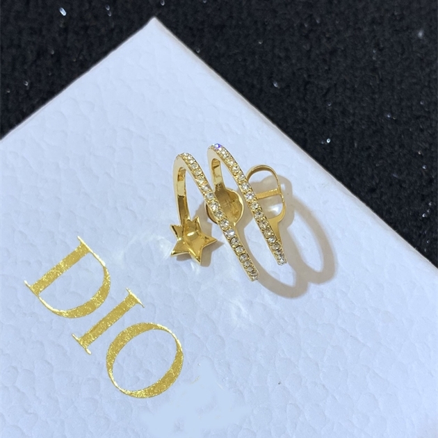 

love charm fashion men woman diamond Gold Diamond Star temperament women's Pearl Ring bijoux designer high quality luxury jewelry