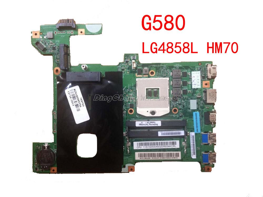 

Motherboards Laptop Motherboard For Lenovo G580 LG4858L Integrated Graphics Card HM70 DDR3 100% Tested Fully