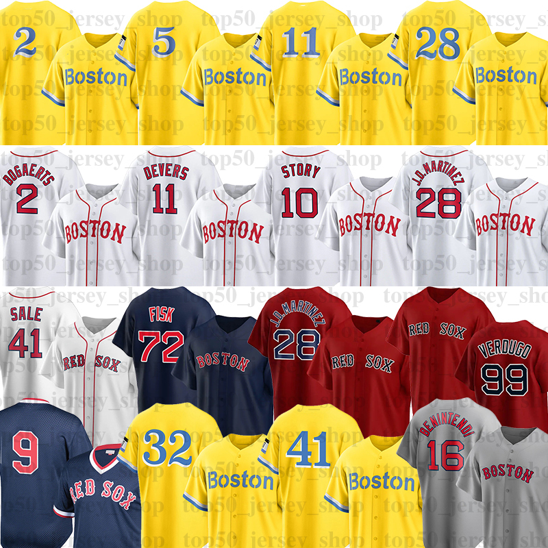 

Boston Red''Sox''Baseball Jersey Trevor Story Enrique Hernandez Xander Bogaerts J.D. Martinez Chris Sale David Ortiz Ted Williams Christian Vazquez Jackie, Custom cool base men jersey